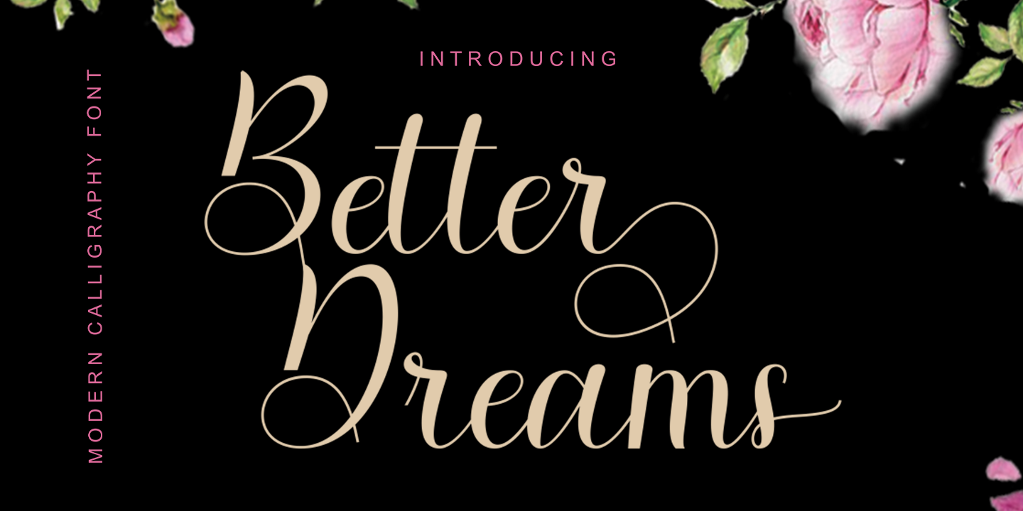 Schriftart Better Dreams